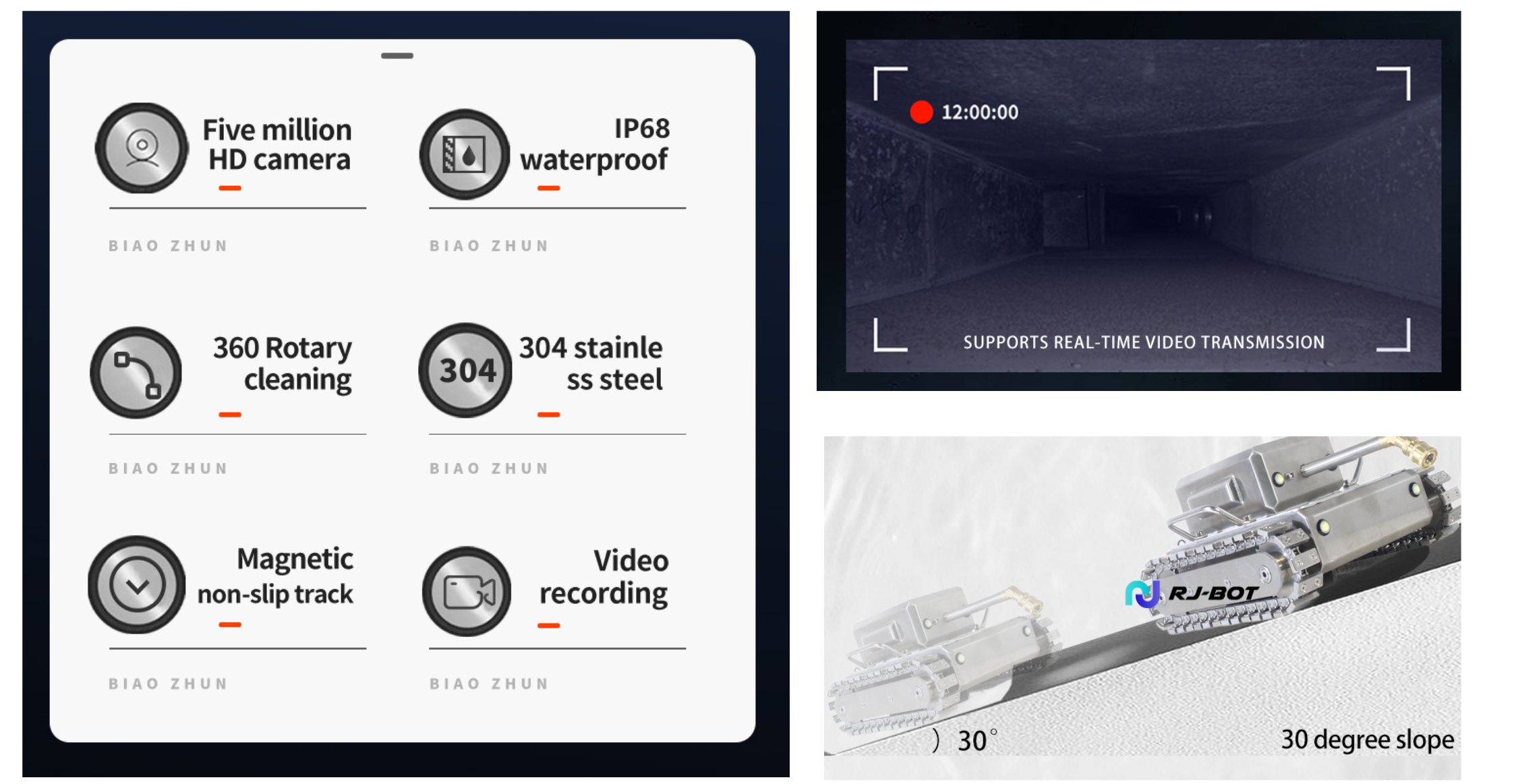 G31 basic functions 1.png G31 six functions, HD camera inspection and slope climbing.png