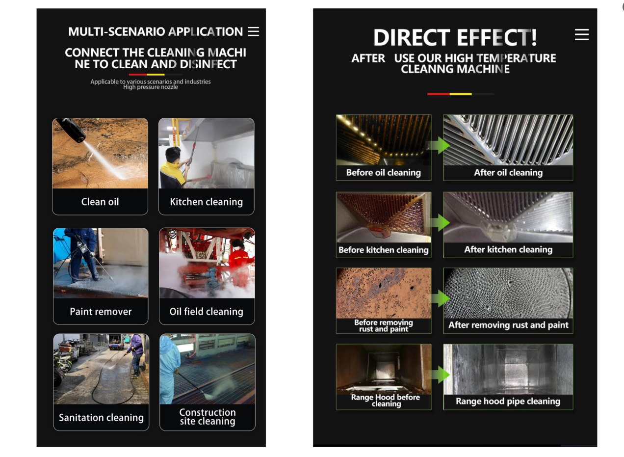 P32 applications and clean before vs after.png P32 applications:oil clean and kitchen clean, clean better than other tools.png
