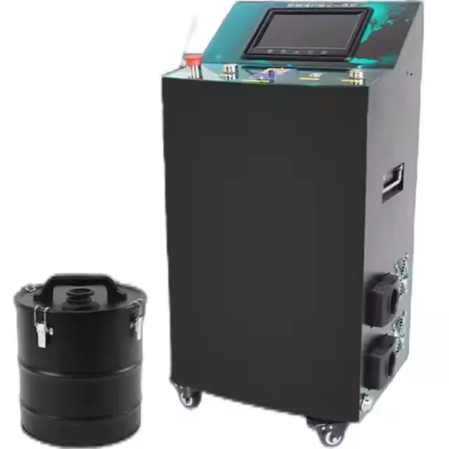 R31 flexible shaft cleaning + vacuuming machine